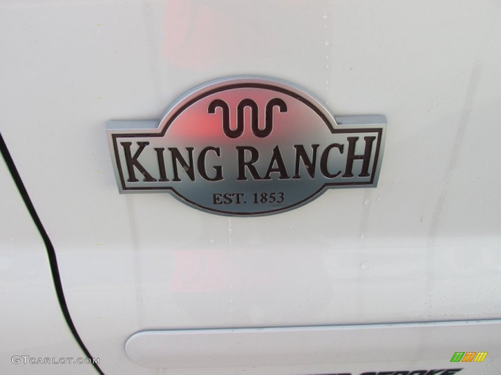 2015 F250 Super Duty King Ranch Crew Cab 4x4 - White Platinum / King Ranch Mesa Antique Affect/Black photo #15
