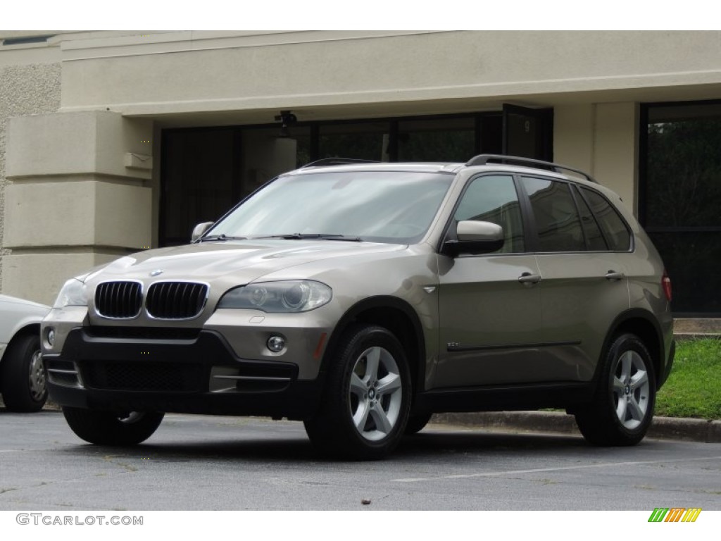 2008 X5 3.0si - Platinum Bronze Metallic / Sand Beige photo #41