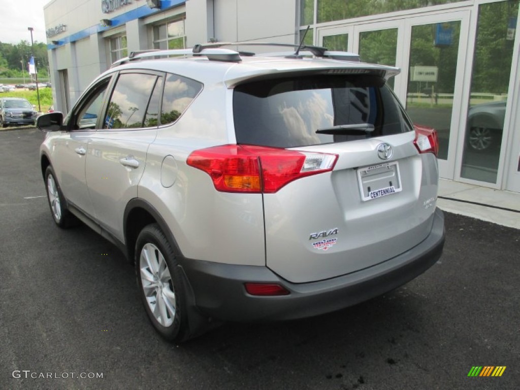 2015 RAV4 Limited AWD - Classic Silver Metallic / Ash photo #4