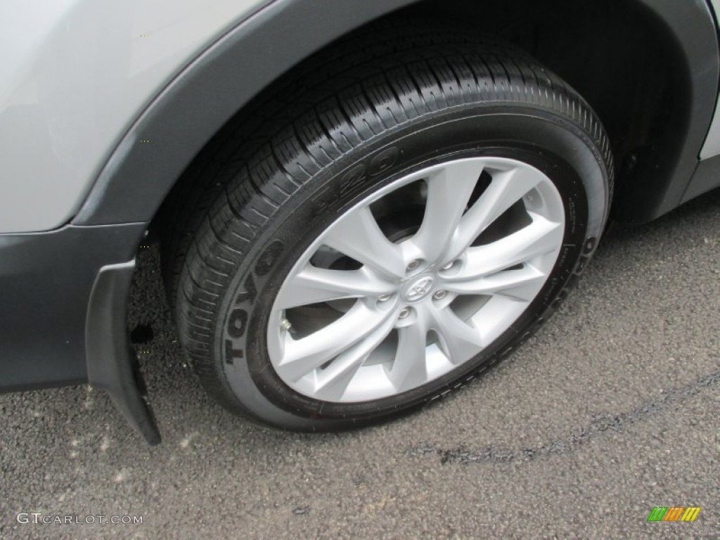 2015 RAV4 Limited AWD - Classic Silver Metallic / Ash photo #8