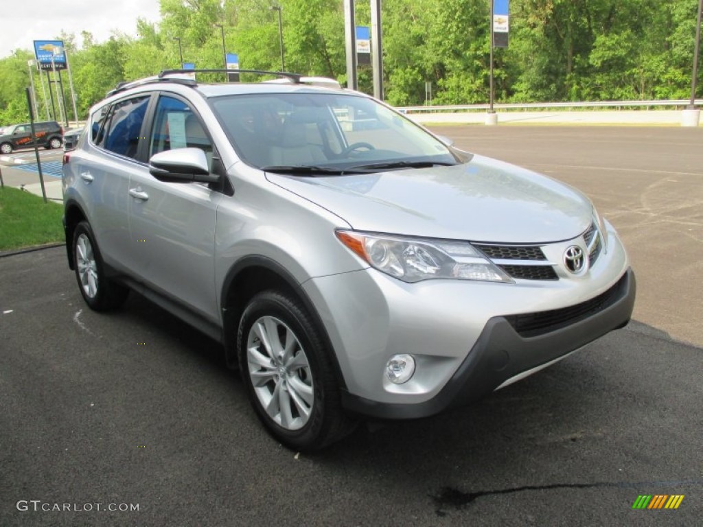 2015 RAV4 Limited AWD - Classic Silver Metallic / Ash photo #9