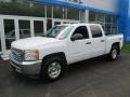 2012 Summit White Chevrolet Silverado 1500 LT Crew Cab 4x4  photo #1