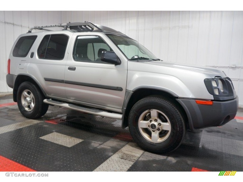 2004 Xterra XE 4x4 - Silver Lightning Metallic / Gray photo #6