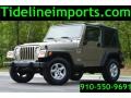 Black 2002 Jeep Wrangler X 4x4