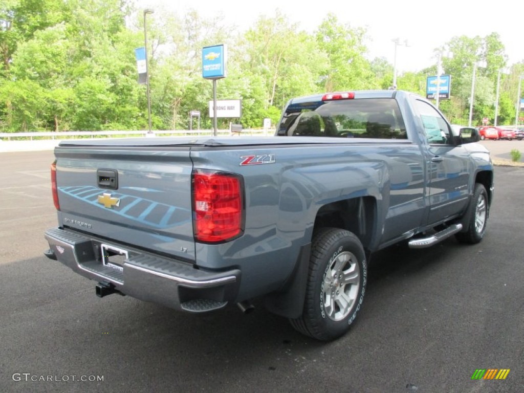 2015 Silverado 1500 LT Regular Cab 4x4 - Slate Gray Metallic / Jet Black photo #7