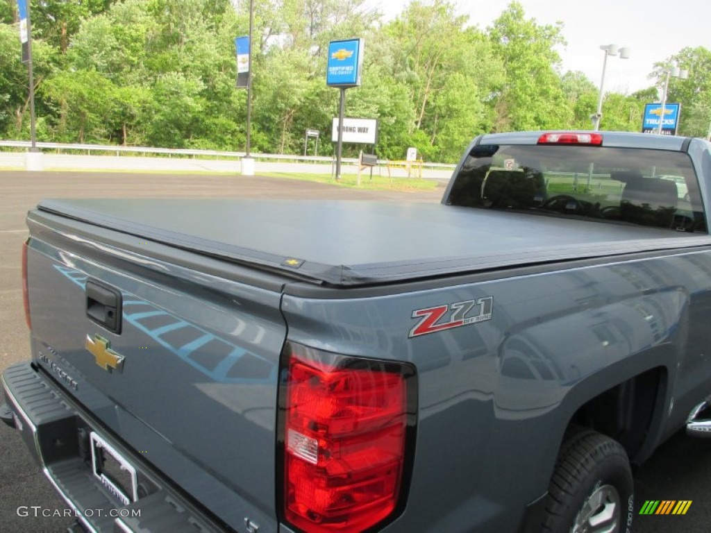 2015 Silverado 1500 LT Regular Cab 4x4 - Slate Gray Metallic / Jet Black photo #8