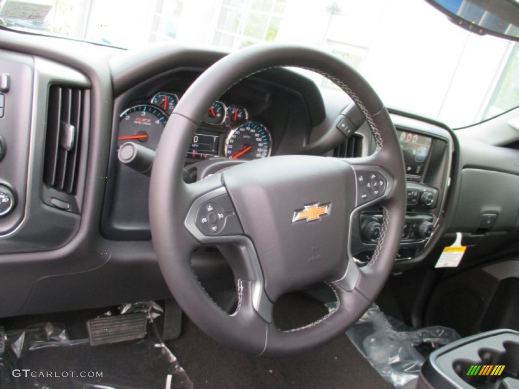 2015 Silverado 1500 LT Regular Cab 4x4 - Slate Gray Metallic / Jet Black photo #15