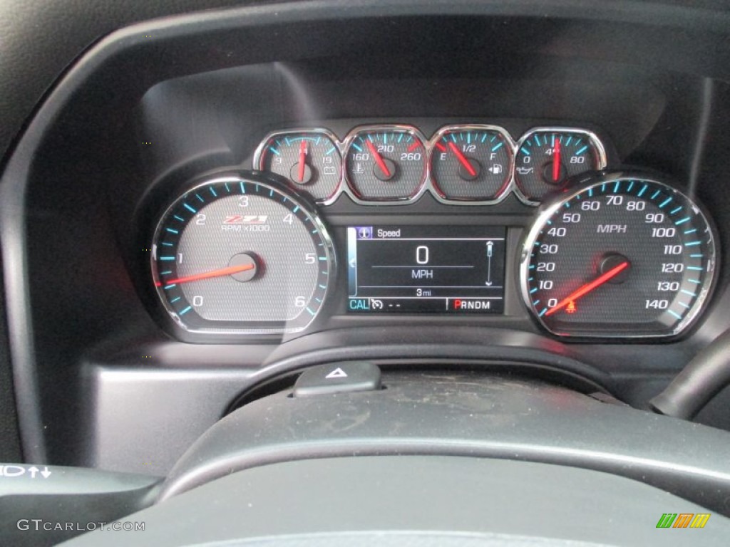 2015 Silverado 1500 LT Regular Cab 4x4 - Slate Gray Metallic / Jet Black photo #20
