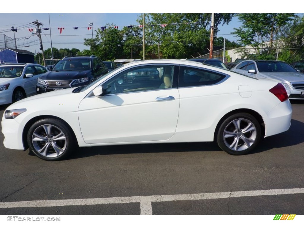 Taffeta White 2012 Honda Accord EX-L V6 Coupe Exterior Photo #104628692
