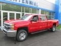 2015 Victory Red Chevrolet Silverado 2500HD WT Crew Cab 4x4  photo #1