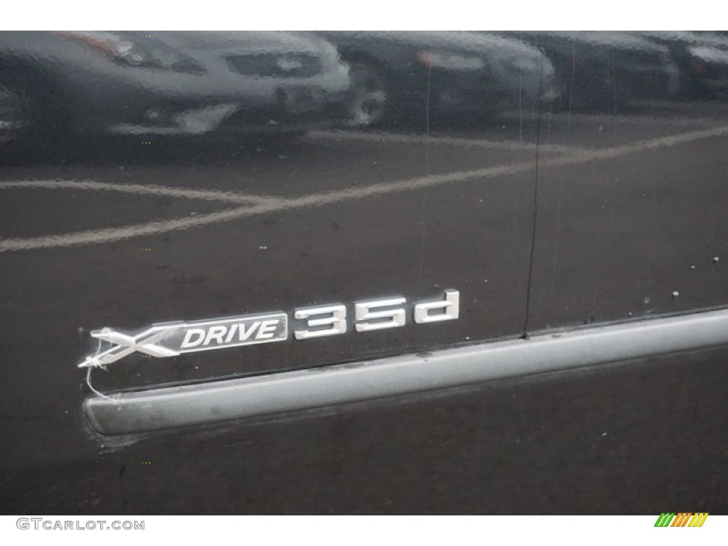 2012 X5 xDrive35d - Carbon Black Metallic / Black photo #18