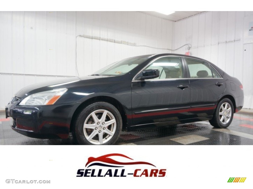 2003 Accord EX V6 Sedan - Nighthawk Black Pearl / Ivory photo #1