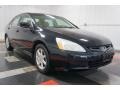 2003 Nighthawk Black Pearl Honda Accord EX V6 Sedan  photo #5