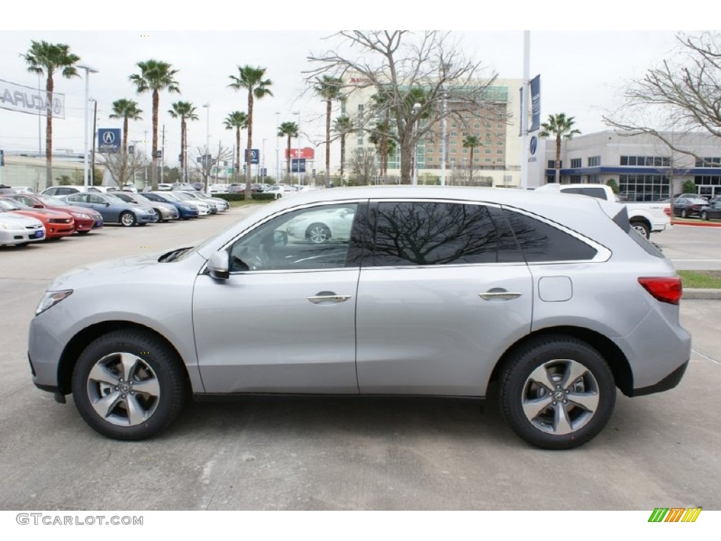 Lunar Silver Metallic 2016 Acura MDX Technology Exterior Photo #104634179