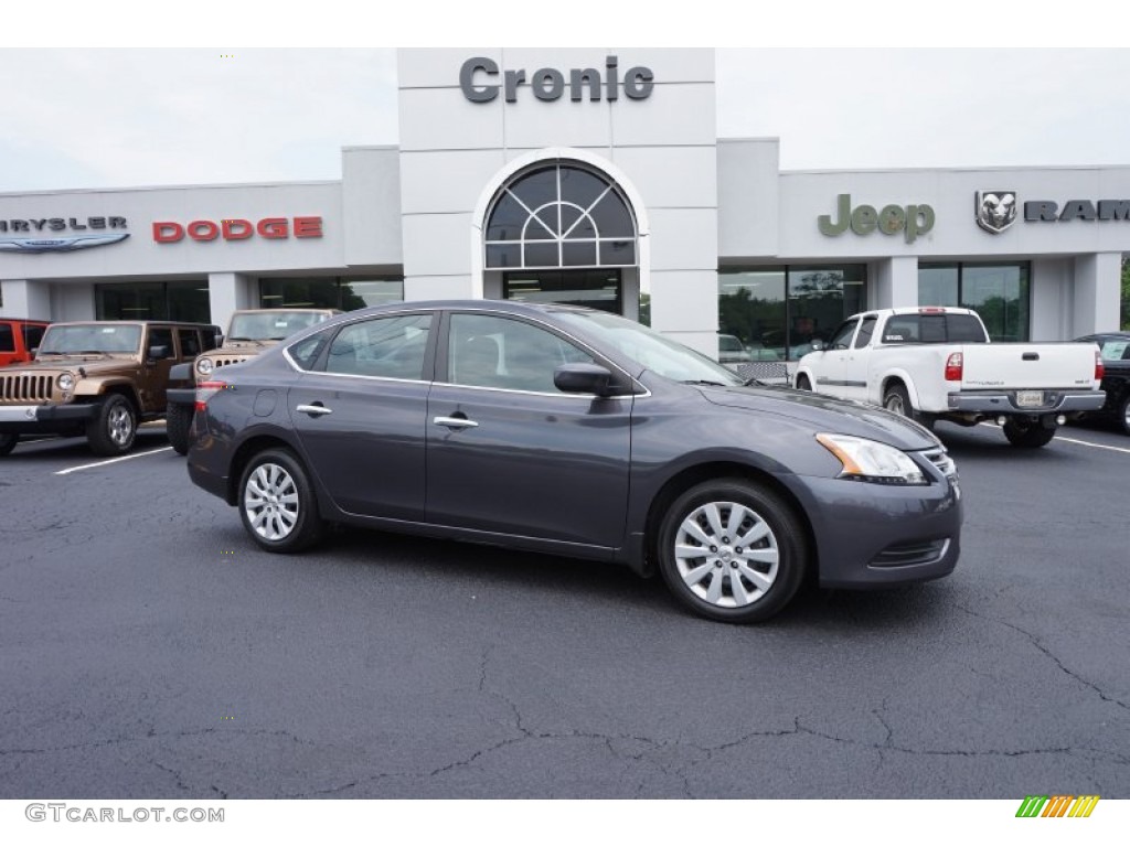 2014 Sentra SV - Magnetic Gray / Charcoal photo #1