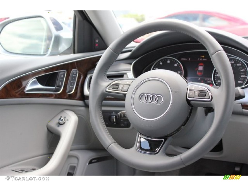 2015 A6 2.0T Premium Plus quattro Sedan - Quartz Gray Metallic / Titanium Gray photo #42