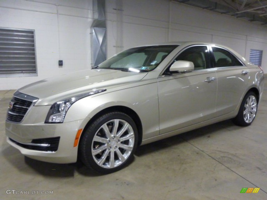 2015 Silver Coast Metallic Cadillac Ats 2 0t Luxury Awd