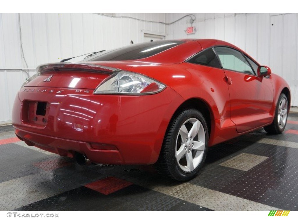 2006 Eclipse GT Coupe - Ultra Red Pearl / Medium Gray photo #8