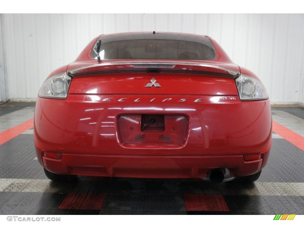 2006 Eclipse GT Coupe - Ultra Red Pearl / Medium Gray photo #9
