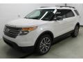 2015 White Platinum Ford Explorer XLT 4WD  photo #3