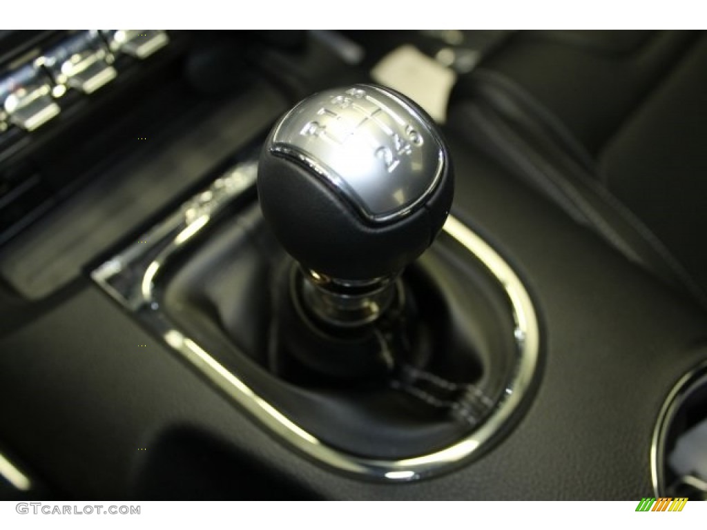 2015 Mustang EcoBoost Premium Coupe - Guard Metallic / Ebony Recaro Sport Seats photo #15