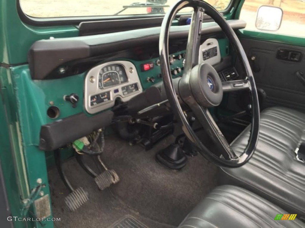 Dark Gray Interior 1978 Toyota Land Cruiser FJ45 Pickup Truck Photo #104646538