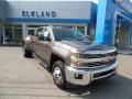 2015 Brownstone Metallic Chevrolet Silverado 3500HD LTZ Crew Cab Dual Rear Wheel 4x4 #104645106