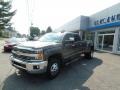 2015 Brownstone Metallic Chevrolet Silverado 3500HD LTZ Crew Cab Dual Rear Wheel 4x4  photo #7