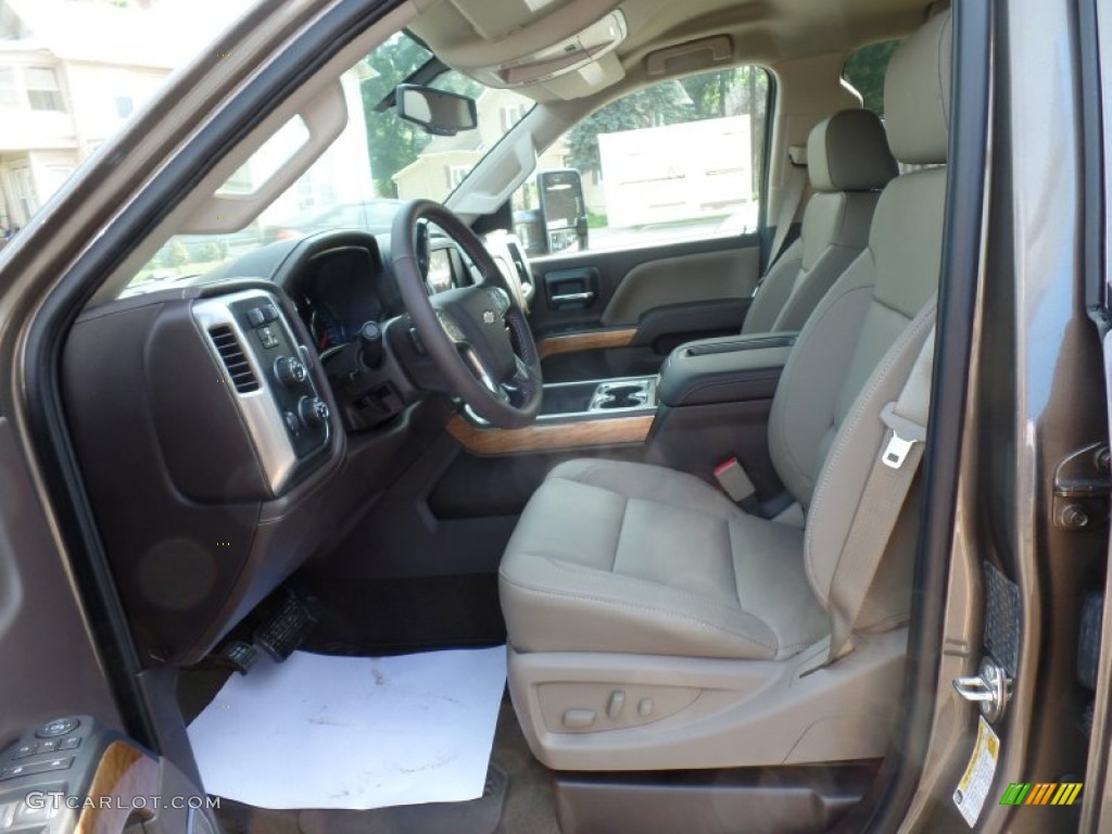 2015 Silverado 3500HD LTZ Crew Cab Dual Rear Wheel 4x4 - Brownstone Metallic / Cocoa/Dune photo #19