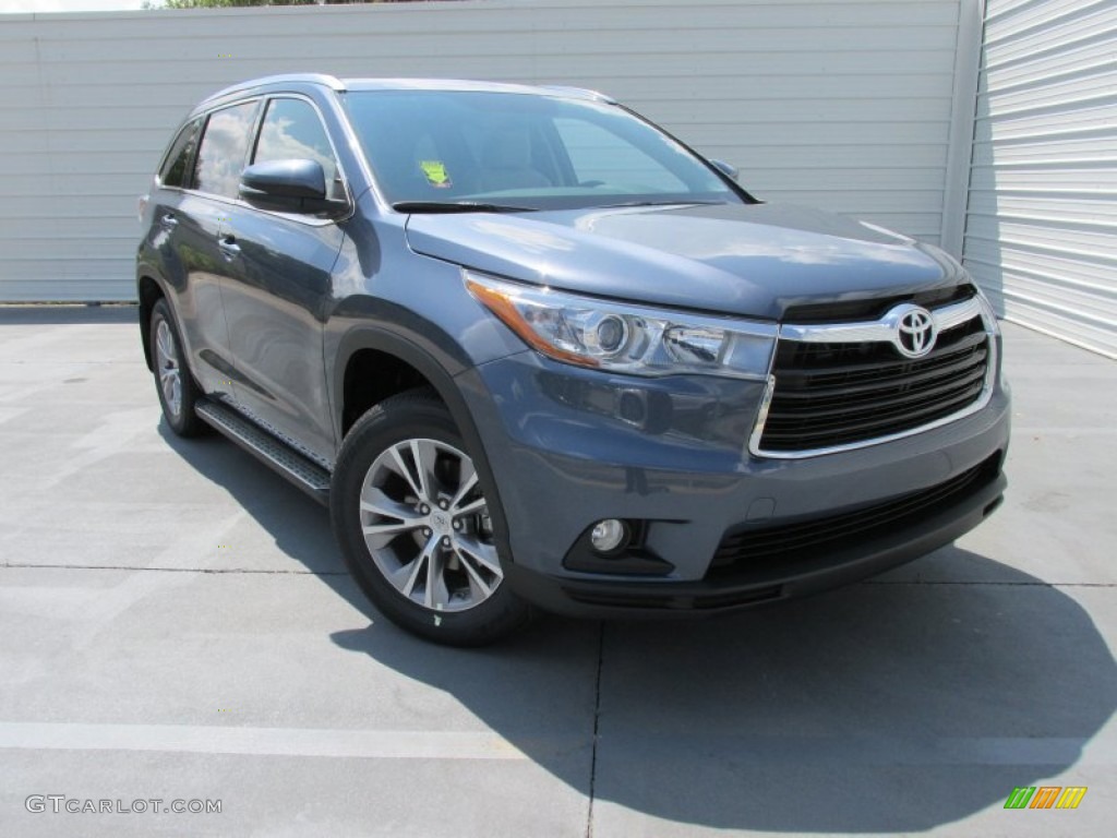 2015 Highlander XLE - Shoreline Blue Pearl / Ash photo #1