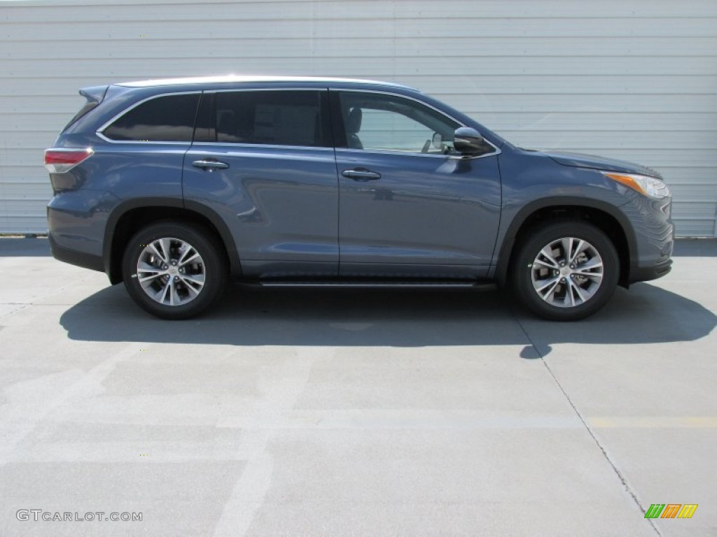 2015 Highlander XLE - Shoreline Blue Pearl / Ash photo #3