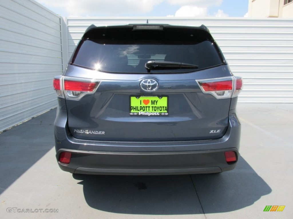2015 Highlander XLE - Shoreline Blue Pearl / Ash photo #5