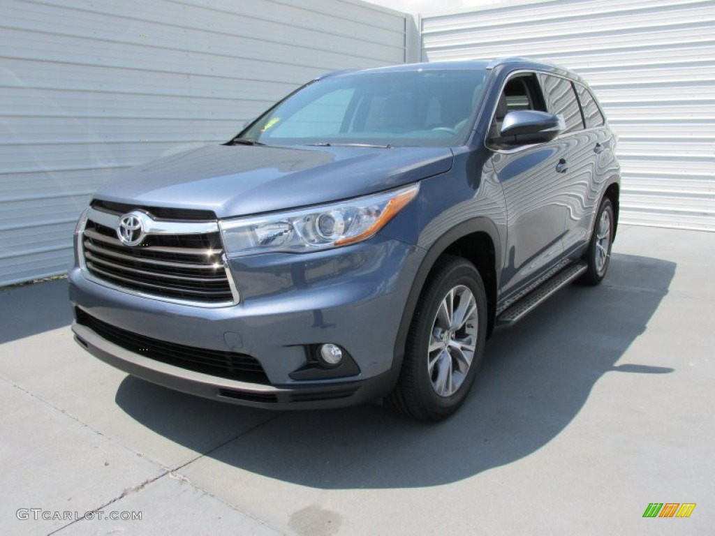 2015 Highlander XLE - Shoreline Blue Pearl / Ash photo #7