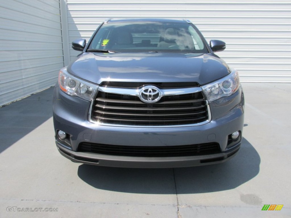 2015 Highlander XLE - Shoreline Blue Pearl / Ash photo #8