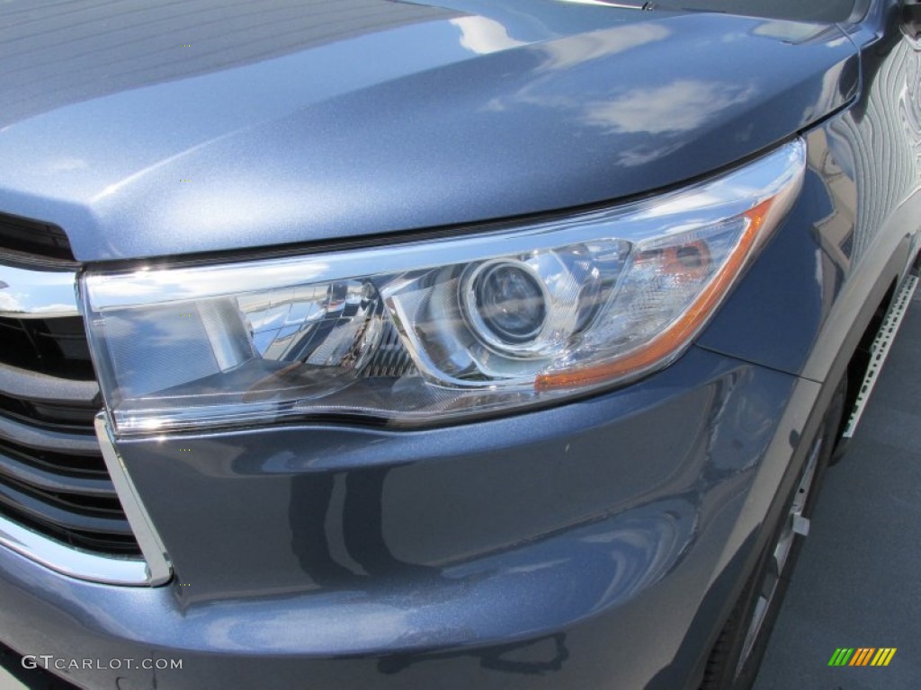 2015 Highlander XLE - Shoreline Blue Pearl / Ash photo #9