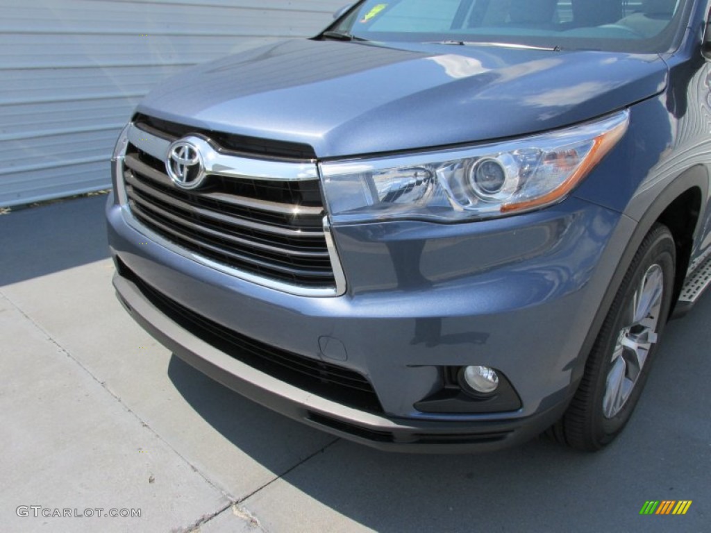 2015 Highlander XLE - Shoreline Blue Pearl / Ash photo #10