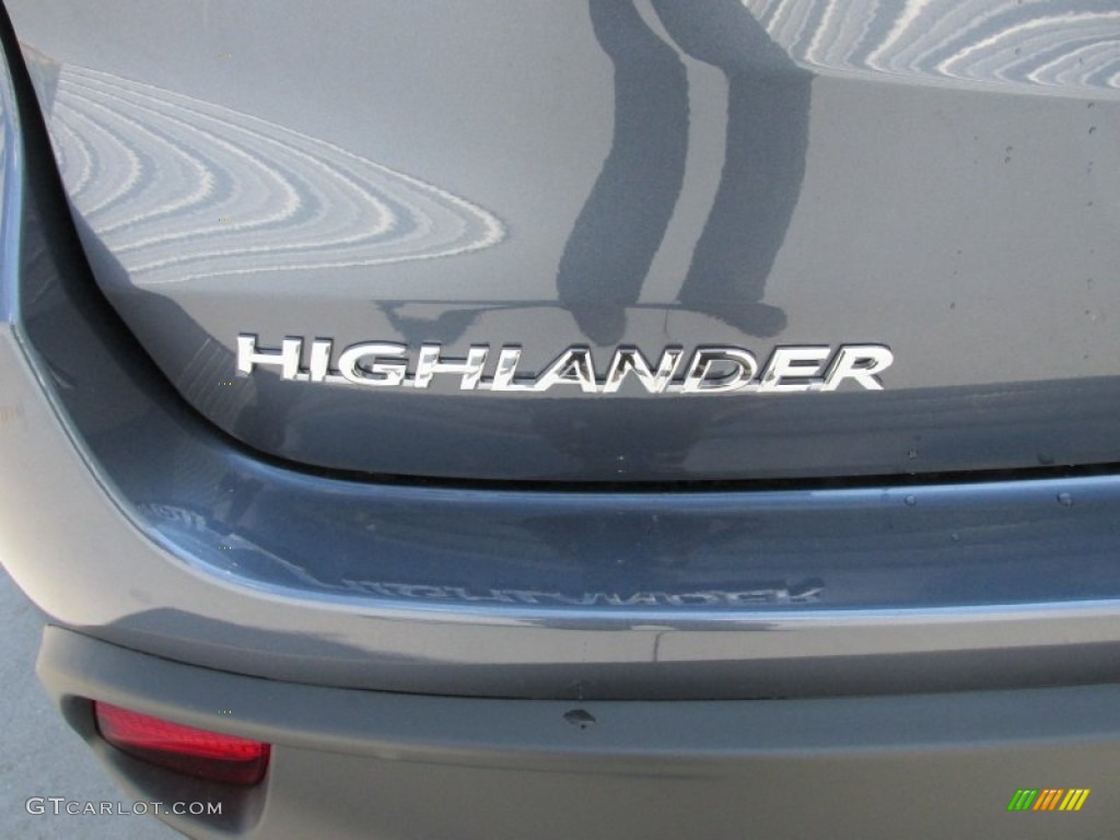 2015 Highlander XLE - Shoreline Blue Pearl / Ash photo #14