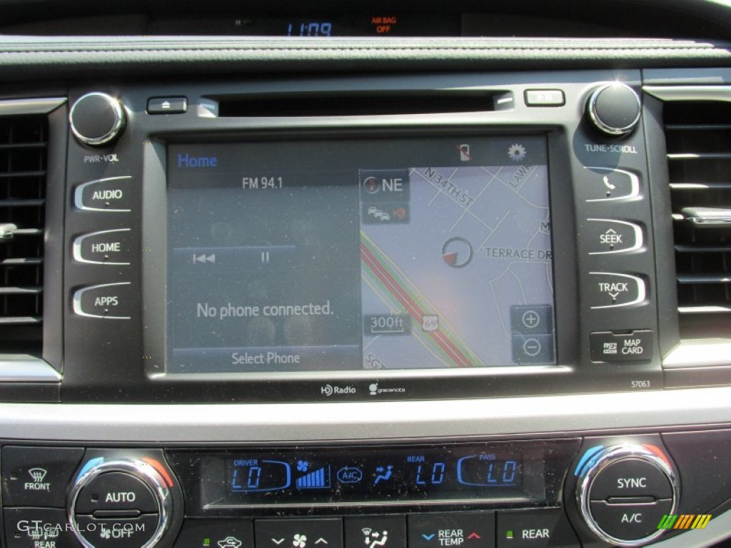 2015 Highlander XLE - Shoreline Blue Pearl / Ash photo #28