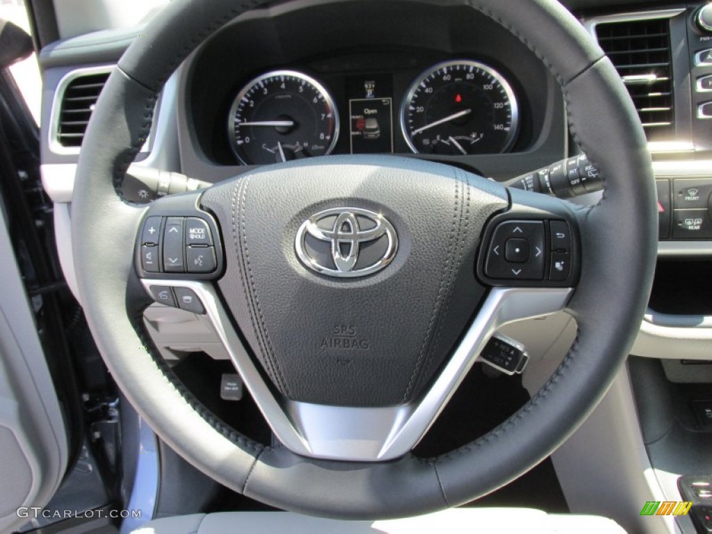 2015 Highlander XLE - Shoreline Blue Pearl / Ash photo #34