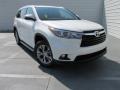2015 Blizzard Pearl White Toyota Highlander XLE  photo #2