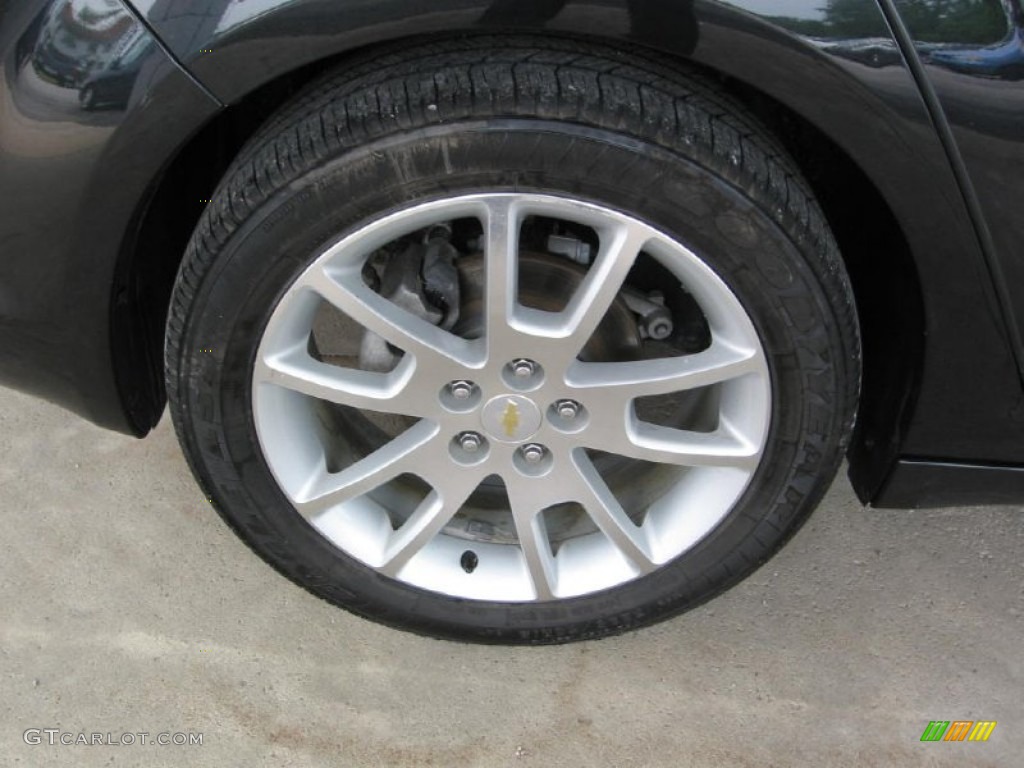 2008 Malibu LTZ Sedan - Black Granite Metallic / Ebony/Brick Red photo #18