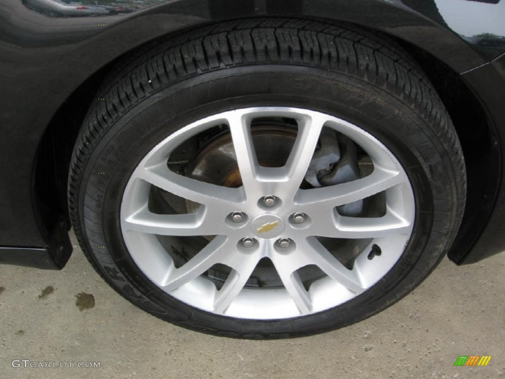 2008 Malibu LTZ Sedan - Black Granite Metallic / Ebony/Brick Red photo #19