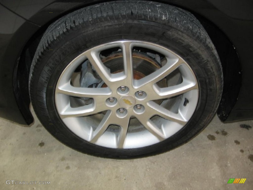 2008 Malibu LTZ Sedan - Black Granite Metallic / Ebony/Brick Red photo #20