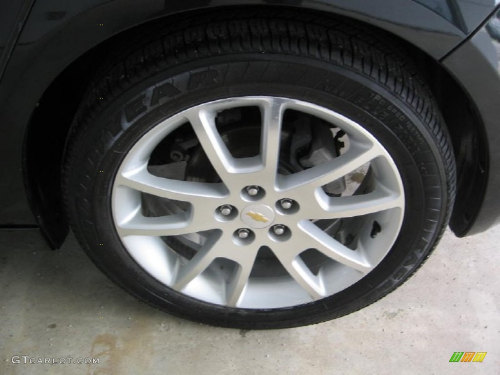 2008 Malibu LTZ Sedan - Black Granite Metallic / Ebony/Brick Red photo #21