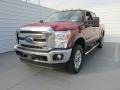 2015 Ruby Red Ford F350 Super Duty Lariat Crew Cab 4x4  photo #7