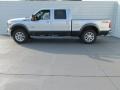 2015 Ingot Silver Ford F250 Super Duty Lariat Crew Cab 4x4  photo #6