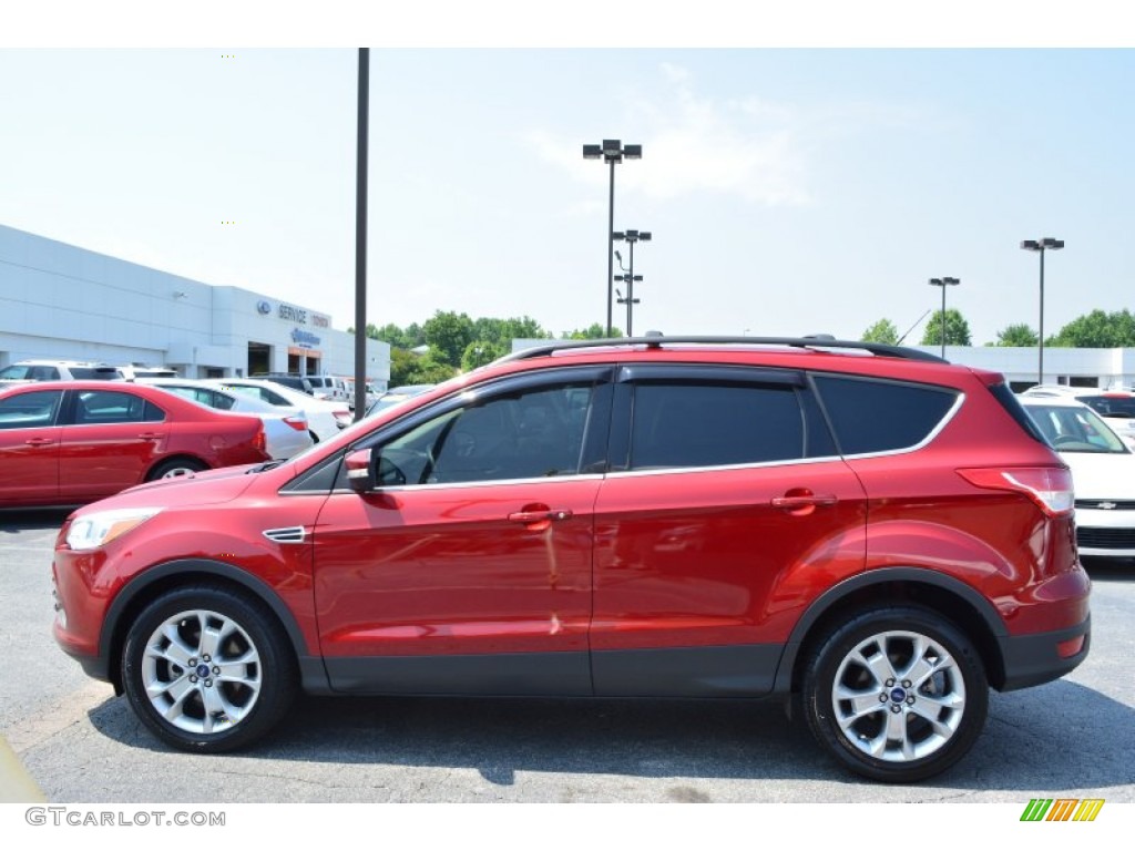 2013 Escape SEL 1.6L EcoBoost - Ruby Red Metallic / Charcoal Black photo #6