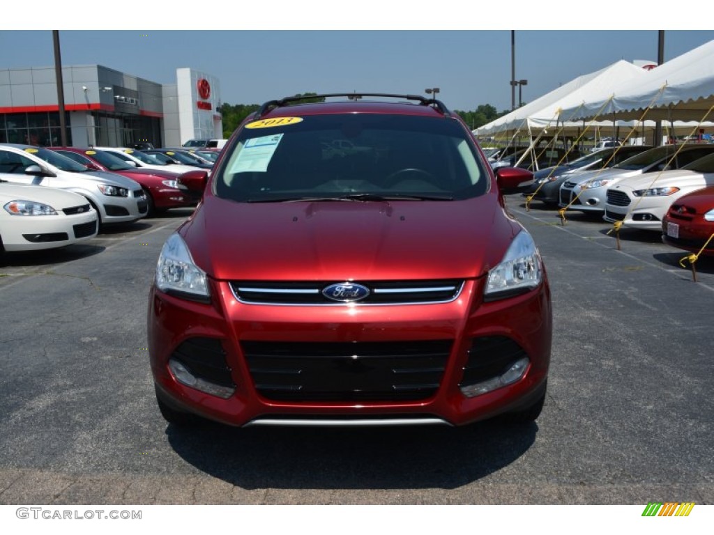 2013 Escape SEL 1.6L EcoBoost - Ruby Red Metallic / Charcoal Black photo #34