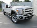 2015 White Platinum Ford F350 Super Duty Lariat Crew Cab 4x4  photo #1