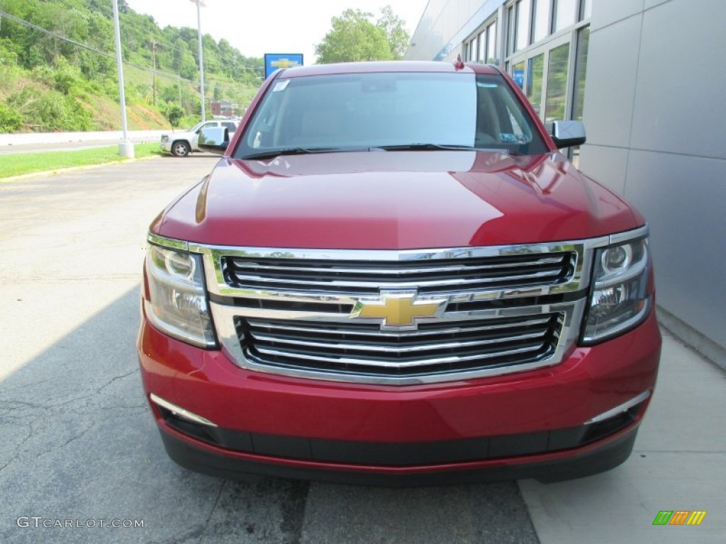 2015 Tahoe LTZ 4WD - Crystal Red Tintcoat / Cocoa/Dune photo #7